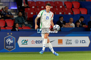 2024-09-06 - Alessandro Bastoni of Italy - FRANCE VS ITALY - UEFA NATIONS LEAGUE - SOCCER