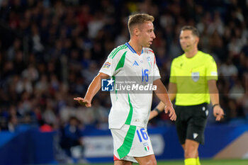 2024-09-06 - Davide Frattesi of Italy - FRANCE VS ITALY - UEFA NATIONS LEAGUE - SOCCER