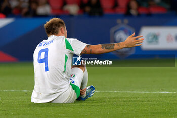 2024-09-06 - Mateo Retegui of Italy - FRANCE VS ITALY - UEFA NATIONS LEAGUE - SOCCER