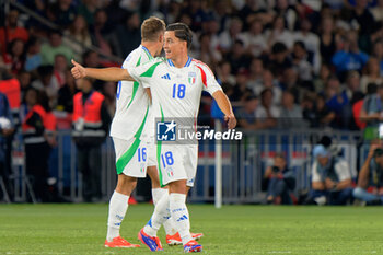 2024-09-06 - Giacomo Raspadori of Italy - FRANCE VS ITALY - UEFA NATIONS LEAGUE - SOCCER