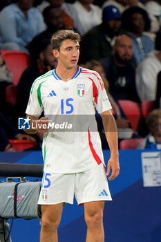 2024-09-06 - Andrea Cambiaso of Italy - FRANCE VS ITALY - UEFA NATIONS LEAGUE - SOCCER