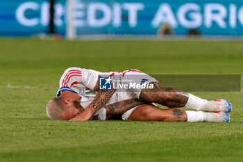 2024-09-06 - Federico Dimarco of Italy - FRANCE VS ITALY - UEFA NATIONS LEAGUE - SOCCER