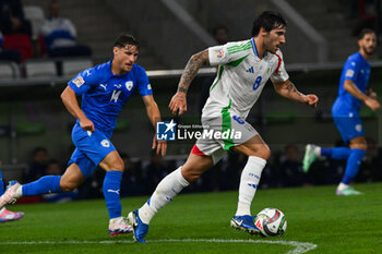 2024-09-09 - Sandro Tonali (Italy) during the UEFA Nations League match between Italy vs. Israele on 9th September 2024 at the Bozsik Arena stadium in Budapest, Hungary - ISRAEL VS ITALY - UEFA NATIONS LEAGUE - SOCCER