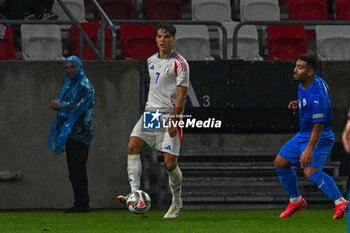 2024-09-09 - Samuele Ricci (Italy) during the UEFA Nations League match between Italy vs. Israele on 9th September 2024 at the Bozsik Arena stadium in Budapest, Hungary - ISRAEL VS ITALY - UEFA NATIONS LEAGUE - SOCCER