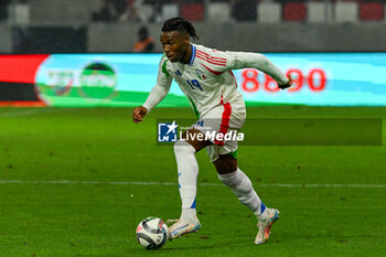 2024-09-09 - Destiny Udogie (Italy) during the UEFA Nations League match between Italy vs. Israele on 9th September 2024 at the Bozsik Arena stadium in Budapest, Hungary - ISRAEL VS ITALY - UEFA NATIONS LEAGUE - SOCCER