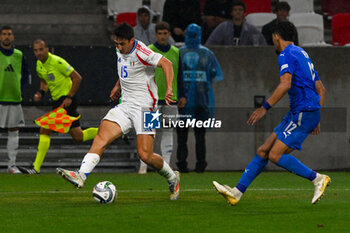 2024-09-09 - Andrea Cambiaso (Italy) during the UEFA Nations League match between Italy vs. Israele on 9th September 2024 at the Bozsik Arena stadium in Budapest, Hungary - ISRAEL VS ITALY - UEFA NATIONS LEAGUE - SOCCER