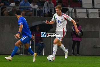 2024-09-09 - Marco Brescianini (Italy) during the UEFA Nations League match between Italy vs. Israele on 9th September 2024 at the Bozsik Arena stadium in Budapest, Hungary - ISRAEL VS ITALY - UEFA NATIONS LEAGUE - SOCCER