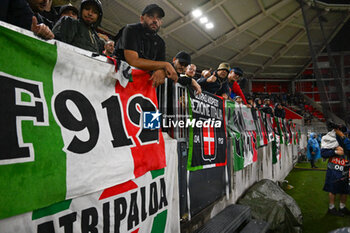 2024-09-09 - Italy supporters during the UEFA Nations League match between Italy vs. Israele on 9th September 2024 at the Bozsik Arena stadium in Budapest, Hungary - ISRAEL VS ITALY - UEFA NATIONS LEAGUE - SOCCER