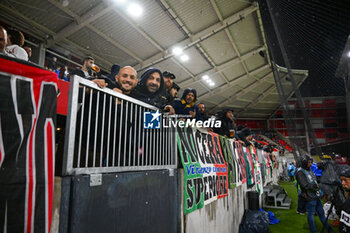 2024-09-09 - Italy supporters during the UEFA Nations League match between Italy vs. Israele on 9th September 2024 at the Bozsik Arena stadium in Budapest, Hungary - ISRAEL VS ITALY - UEFA NATIONS LEAGUE - SOCCER