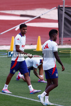 2024-09-04 - Lamine Yamal during the training session of Spain Team ahead the UEFA Nations League matches against Serbia and Switzerland at Ciudad del Futbol on September 04, 2024, in Las Rozas, Madrid, Spain. Photo Dennis Agyeman / SpainDPPI / DPPI - FOOTBALL - SPAIN TRAINING SESSION - UEFA NATIONS LEAGUE - SOCCER