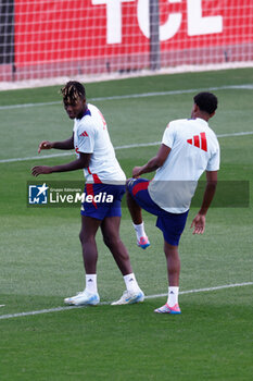 2024-09-04 - Nico Williams and Lamine Yamal during the training session of Spain Team ahead the UEFA Nations League matches against Serbia and Switzerland at Ciudad del Futbol on September 04, 2024, in Las Rozas, Madrid, Spain. Photo Dennis Agyeman / SpainDPPI / DPPI - FOOTBALL - SPAIN TRAINING SESSION - UEFA NATIONS LEAGUE - SOCCER