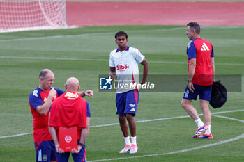 2024-09-04 - Lamine Yamal during the training session of Spain Team ahead the UEFA Nations League matches against Serbia and Switzerland at Ciudad del Futbol on September 04, 2024, in Las Rozas, Madrid, Spain. Photo Dennis Agyeman / SpainDPPI / DPPI - FOOTBALL - SPAIN TRAINING SESSION - UEFA NATIONS LEAGUE - SOCCER