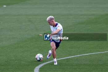 2024-09-04 - Dani Olmo during the training session of Spain Team ahead the UEFA Nations League matches against Serbia and Switzerland at Ciudad del Futbol on September 04, 2024, in Las Rozas, Madrid, Spain. Photo Dennis Agyeman / SpainDPPI / DPPI - FOOTBALL - SPAIN TRAINING SESSION - UEFA NATIONS LEAGUE - SOCCER