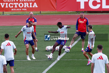 2024-09-04 - Nico Williams during the training session of Spain Team ahead the UEFA Nations League matches against Serbia and Switzerland at Ciudad del Futbol on September 04, 2024, in Las Rozas, Madrid, Spain. Photo Dennis Agyeman / SpainDPPI / DPPI - FOOTBALL - SPAIN TRAINING SESSION - UEFA NATIONS LEAGUE - SOCCER