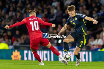 2024-09-05 - Scott McTominay of Scotland during the UEFA Nations League match between Scotland and Poland. The National Stadium, Hampden Park, Glasgow, Scotland. 05/09/2024. Photo Colin Poultney /ProSportsImages / DPPI - FOOTBALL - UEFA NATIONS LEAGUE - SCOTLAND V POLAND - UEFA NATIONS LEAGUE - SOCCER