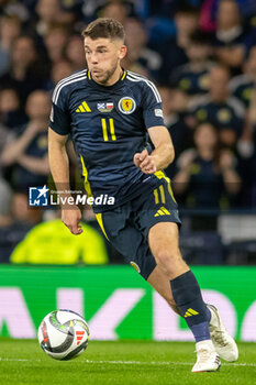 2024-09-05 - Ryan Christie of Scotlandduring the UEFA Nations League match between Scotland and Poland. The National Stadium, Hampden Park, Glasgow, Scotland. 05/09/2024. Photo Colin Poultney /ProSportsImages / DPPI - FOOTBALL - UEFA NATIONS LEAGUE - SCOTLAND V POLAND - UEFA NATIONS LEAGUE - SOCCER