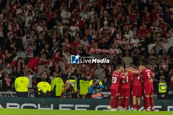 2024-09-05 - GOAL! 2-1 Robert Lewandowski of Poland gives his side the lead on the stroke of half time during the UEFA Nations League match between Scotland and Poland. The National Stadium, Hampden Park, Glasgow, Scotland. 05/09/2024. Photo Colin Poultney /ProSportsImages / DPPI - FOOTBALL - UEFA NATIONS LEAGUE - SCOTLAND V POLAND - UEFA NATIONS LEAGUE - SOCCER