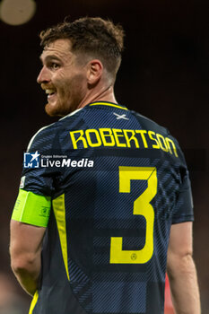 2024-09-05 - Andrew Robertson (Liverpool) of Scotland during the UEFA Nations League match between Scotland and Poland. The National Stadium, Hampden Park, Glasgow, Scotland. 05/09/2024. Photo Colin Poultney /ProSportsImages / DPPI - FOOTBALL - UEFA NATIONS LEAGUE - SCOTLAND V POLAND - UEFA NATIONS LEAGUE - SOCCER