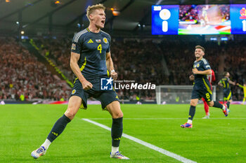 2024-09-05 - GOAL! 1-1 Scott McTominay of Scotland during the UEFA Nations League match between Scotland and Poland. The National Stadium, Hampden Park, Glasgow, Scotland. 05/09/2024. Photo Colin Poultney /ProSportsImages / DPPI - FOOTBALL - UEFA NATIONS LEAGUE - SCOTLAND V POLAND - UEFA NATIONS LEAGUE - SOCCER