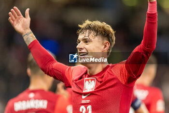 2024-09-05 - GOAL! 3-2 Nicola Zalewski of Poland during the UEFA Nations League match between Scotland and Poland. The National Stadium, Hampden Park, Glasgow, Scotland. 05/09/2024. Photo Colin Poultney /ProSportsImages / DPPI - FOOTBALL - UEFA NATIONS LEAGUE - SCOTLAND V POLAND - UEFA NATIONS LEAGUE - SOCCER