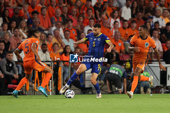 2024-09-07 - Adrian Leon Barisic of Bosnia and Herzegovina during the UEFA Nations League match between Netherlands and Bosnia & Herzegovina at Philips Stadion on September 7, 2024 in Eindhoven, Netherlands - FOOTBALL - NATIONS LEAGUE - NETHERLANDS V BOSNIA - UEFA NATIONS LEAGUE - SOCCER