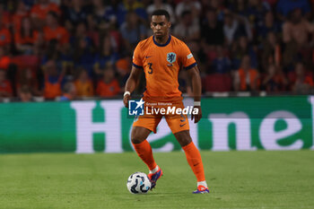 2024-09-07 - Jurriën Timber of Netherlands during the UEFA Nations League match between Netherlands and Bosnia & Herzegovina at Philips Stadion on September 7, 2024 in Eindhoven, Netherlands - FOOTBALL - NATIONS LEAGUE - NETHERLANDS V BOSNIA - UEFA NATIONS LEAGUE - SOCCER