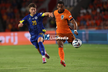 2024-09-07 - Jurriën Timber of Netherlands during the UEFA Nations League match between Netherlands and Bosnia & Herzegovina at Philips Stadion on September 7, 2024 in Eindhoven, Netherlands - FOOTBALL - NATIONS LEAGUE - NETHERLANDS V BOSNIA - UEFA NATIONS LEAGUE - SOCCER