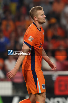 2024-09-07 - Matthijs De Ligt of Netherlands during the UEFA Nations League match between Netherlands and Bosnia & Herzegovina at Philips Stadion on September 7, 2024 in Eindhoven, Netherlands - FOOTBALL - NATIONS LEAGUE - NETHERLANDS V BOSNIA - UEFA NATIONS LEAGUE - SOCCER