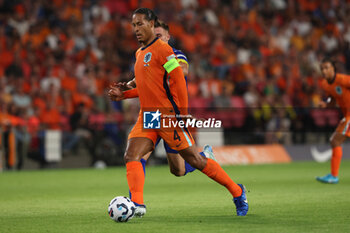 2024-09-07 - Virgil van Dijk of Netherlands during the UEFA Nations League match between Netherlands and Bosnia & Herzegovina at Philips Stadion on September 7, 2024 in Eindhoven, Netherlands - FOOTBALL - NATIONS LEAGUE - NETHERLANDS V BOSNIA - UEFA NATIONS LEAGUE - SOCCER