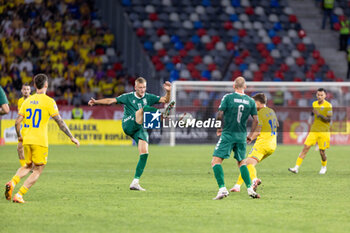 2024-09-09 - Armandas Kucys of Lithuania playing the ball during the UEFA Nations League, Group stage, League C, Group C2, football match between Romania and Lithuania on 9 September 2024 at Stadionul Steaua in Bucharest, Romania - FOOTBALL - UEFA NATIONS LEAGUE - ROMANIA V LITHUANIA - UEFA NATIONS LEAGUE - SOCCER