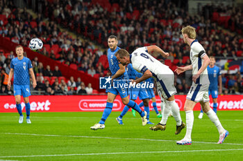 2024-09-10 - Harry Kane (9) of England heads towards goal during the UEFA Nations League match between England and Finland at Wembley Stadium, London, England on 10 September 2024. Photo Nigel Keene/ProSportsImages / DPPI - FOOTBALL - NATIONS LEAGUE - ENGLAND V FINLAND - UEFA NATIONS LEAGUE - SOCCER