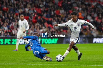 2024-09-10 - Angel Gomes (19) of England during the UEFA Nations League match between England and Finland at Wembley Stadium, London, England on 10 September 2024. Photo Nigel Keene/ProSportsImages / DPPI - FOOTBALL - NATIONS LEAGUE - ENGLAND V FINLAND - UEFA NATIONS LEAGUE - SOCCER