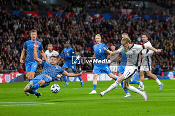 2024-09-10 - Anthony Gordon (11) of England during the UEFA Nations League match between England and Finland at Wembley Stadium, London, England on 10 September 2024. Photo Nigel Keene/ProSportsImages / DPPI - FOOTBALL - NATIONS LEAGUE - ENGLAND V FINLAND - UEFA NATIONS LEAGUE - SOCCER