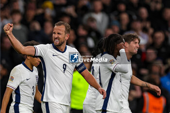 2024-09-10 - Goal 2-0 Harry Kane (9) of England scores a goal and celebrates during the UEFA Nations League match between England and Finland at Wembley Stadium, London, England on 10 September 2024. Photo Nigel Keene/ProSportsImages / DPPI - FOOTBALL - NATIONS LEAGUE - ENGLAND V FINLAND - UEFA NATIONS LEAGUE - SOCCER