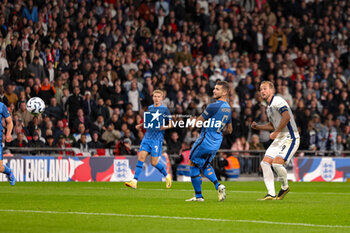 2024-09-10 - Goal 2-0 Harry Kane (9) of England scores a goal during the UEFA Nations League match between England and Finland at Wembley Stadium, London, England on 10 September 2024. Photo Nigel Keene/ProSportsImages / DPPI - FOOTBALL - NATIONS LEAGUE - ENGLAND V FINLAND - UEFA NATIONS LEAGUE - SOCCER