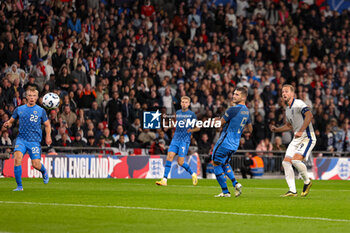 2024-09-10 - Goal 2-0 Harry Kane (9) of England scores a goal during the UEFA Nations League match between England and Finland at Wembley Stadium, London, England on 10 September 2024. Photo Nigel Keene/ProSportsImages / DPPI - FOOTBALL - NATIONS LEAGUE - ENGLAND V FINLAND - UEFA NATIONS LEAGUE - SOCCER