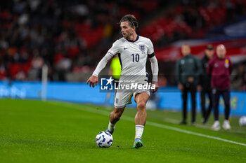 2024-09-10 - Jack Grealish (10) of England during the UEFA Nations League match between England and Finland at Wembley Stadium, London, England on 10 September 2024. Photo Nigel Keene/ProSportsImages / DPPI - FOOTBALL - NATIONS LEAGUE - ENGLAND V FINLAND - UEFA NATIONS LEAGUE - SOCCER