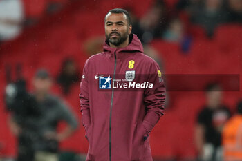 2024-09-10 - England assistant manager Ashley Cole during the UEFA Nations League match between England and Finland at Wembley Stadium, London, England on 10 September 2024. Photo Rhianna Chadwick / Every Second Media / DPPI - FOOTBALL - NATIONS LEAGUE - ENGLAND V FINLAND - UEFA NATIONS LEAGUE - SOCCER