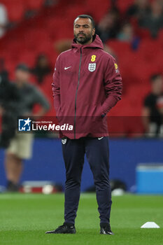 2024-09-10 - England assistant manager Ashley Cole during the UEFA Nations League match between England and Finland at Wembley Stadium, London, England on 10 September 2024. Photo Rhianna Chadwick / Every Second Media / DPPI - FOOTBALL - NATIONS LEAGUE - ENGLAND V FINLAND - UEFA NATIONS LEAGUE - SOCCER