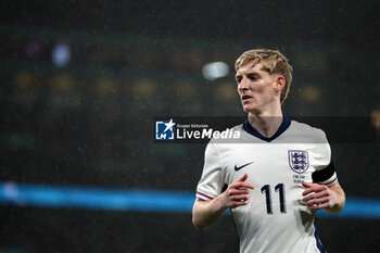 2024-09-10 - England's Anthony Gordon during the UEFA Nations League match between England and Finland at Wembley Stadium, London, England on 10 September 2024. Photo Photo Rhianna Chadwick / Every Second Media / DPPI - FOOTBALL - NATIONS LEAGUE - ENGLAND V FINLAND - UEFA NATIONS LEAGUE - SOCCER