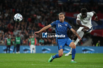 2024-09-10 - England's Bukayo Saka during the UEFA Nations League match between England and Finland at Wembley Stadium, London, England on 10 September 2024. Photo Rhianna Chadwick / Every Second Media / DPPI - FOOTBALL - NATIONS LEAGUE - ENGLAND V FINLAND - UEFA NATIONS LEAGUE - SOCCER