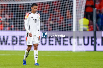 2024-09-10 - Jamal Musiala of Germany is disappointed during the UEFA Nations League 2024/2025 League A Group 3 match between Netherlands and Germany at Johan Cruijff ArenA on September 10, 2024 in Amsterdam, Netherlands. Photo Andre Weening/ Orange Pictures / DPPI - FOOTBALL - NATIONS LEAGUE - NETHERLANDS V GERMANY - UEFA NATIONS LEAGUE - SOCCER