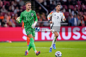 2024-09-10 - goalkeeper Bart Verbruggen of Netherlands passes the ball during the UEFA Nations League 2024/2025 League A Group 3 match between Netherlands and Germany at Johan Cruijff ArenA on September 10, 2024 in Amsterdam, Netherlands. Photo Andre Weening/ Orange Pictures / DPPI - FOOTBALL - NATIONS LEAGUE - NETHERLANDS V GERMANY - UEFA NATIONS LEAGUE - SOCCER