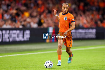 2024-09-10 - Xavi Simons of the Netherlands runs with the ball during the UEFA Nations League 2024/2025 League A Group 3 match between Netherlands and Germany at Johan Cruijff ArenA on September 10, 2024 in Amsterdam, Netherlands. Photo Peter Lous/ Orange Pictures / DPPI - FOOTBALL - NATIONS LEAGUE - NETHERLANDS V GERMANY - UEFA NATIONS LEAGUE - SOCCER