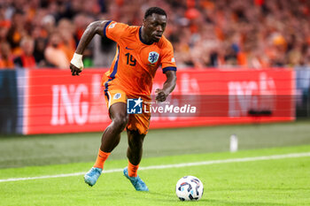 2024-09-10 - Brian Brobbey of the Netherlands runs with the ball during the UEFA Nations League 2024/2025 League A Group 3 match between Netherlands and Germany at Johan Cruijff ArenA on September 10, 2024 in Amsterdam, Netherlands. Photo Peter Lous/ Orange Pictures / DPPI - FOOTBALL - NATIONS LEAGUE - NETHERLANDS V GERMANY - UEFA NATIONS LEAGUE - SOCCER