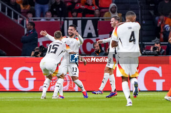 2024-09-10 - Deniz Undav of Germany celebrates after scoring his sides first goal during the UEFA Nations League 2024/2025 League A Group 3 match between Netherlands and Germany at Johan Cruijff ArenA on September 10, 2024 in Amsterdam, Netherlands. Photo Andre Weening/ Orange Pictures / DPPI - FOOTBALL - NATIONS LEAGUE - NETHERLANDS V GERMANY - UEFA NATIONS LEAGUE - SOCCER