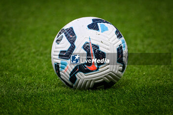 2024-09-06 - Illustration of the Nike match ball during the UEFA Nations League, League A - Group 2 football match between France and Italy on September 6, 2024 at Parc des Princes stadium in Paris, France - FOOTBALL - NATIONS LEAGUE - FRANCE V ITALY - UEFA NATIONS LEAGUE - SOCCER