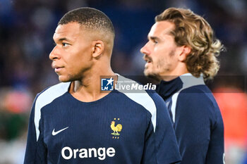 2024-09-06 - Kylian MBAPPE of France and Antoine GRIEZMANN of France during the UEFA Nations League, League A - Group 2 football match between France and Italy on September 6, 2024 at Parc des Princes stadium in Paris, France - FOOTBALL - NATIONS LEAGUE - FRANCE V ITALY - UEFA NATIONS LEAGUE - SOCCER