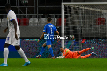 2024-10-10 - Omri Glazer (Israel) missed the ball during the UEFA Nations League match between Israel vs. France on 10th October 2024 at the Bozsik Arena stadium in Budapest, Hungary - ISRAEL VS FRANCE - UEFA NATIONS LEAGUE - SOCCER