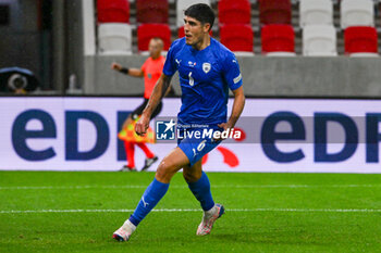 2024-10-10 - Happiness of Omri Gandelman (Israel) after scores a goal during the UEFA Nations League match between Israel vs. France on 10th October 2024 at the Bozsik Arena stadium in Budapest, Hungary - ISRAEL VS FRANCE - UEFA NATIONS LEAGUE - SOCCER